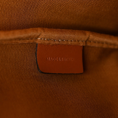 Celine Triomphe Canvas Calfskin Medium Bucket Bag Tan 7 of 10