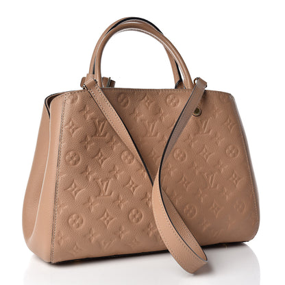 Louis Vuitton Empreinte Montaigne MM Papyrus 3 of 19