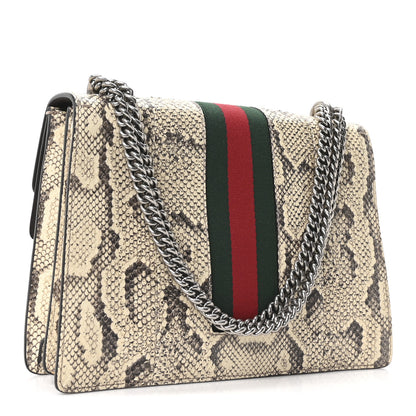 Gucci Snakeskin Web Medium Dionysus Shoulder Bag Natural 3 of 11