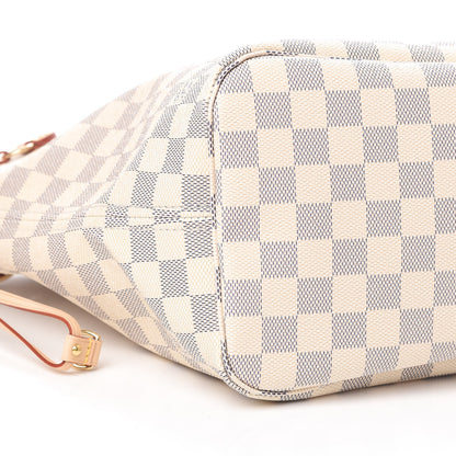 Louis Vuitton Damier Azur Neo Neverfull MM Rose Ballerine 7 of 10