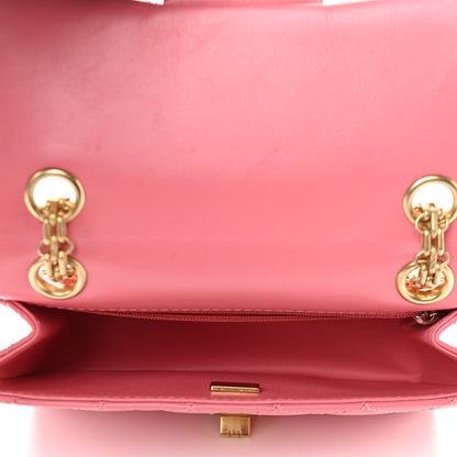 Chanel Aged Calfskin Quilted 2.55 Reissue Mini Flap Pink 5 of 12