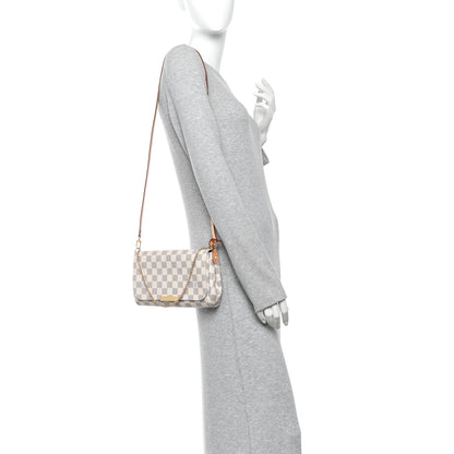 Louis Vuitton Damier Azur Favorite MM 2 of 9