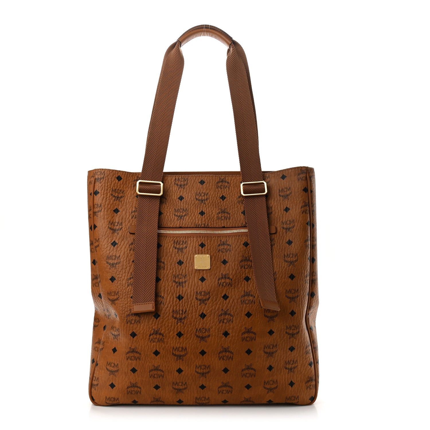 MCM Visetos Medium Klassik Tote Cognac 1 of 11