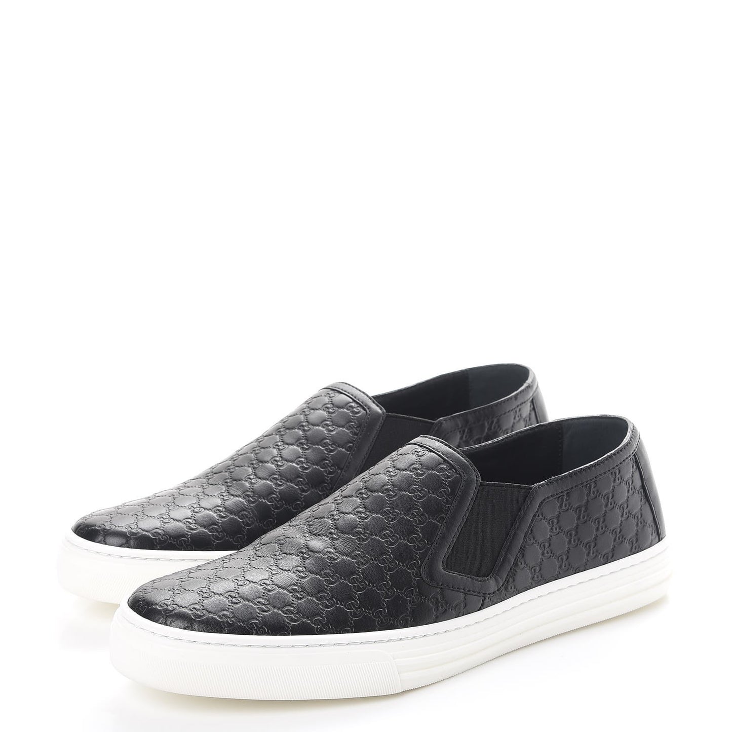 Microguccissima Slip On Sneakers 38.5 Black