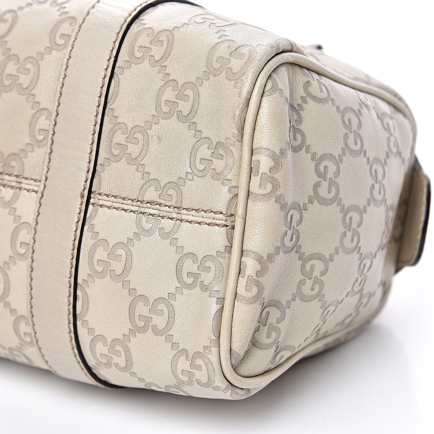 Gucci Guccissima Small Joy Boston Off White 11 of 16