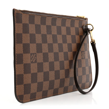 Louis Vuitton Damier Ebene Neverfull MM GM Pochette 3 of 13