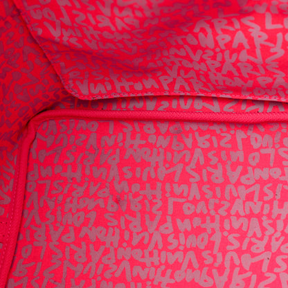 Louis Vuitton Monogram Graffiti Neverfull GM Fuchsia 8 of 12