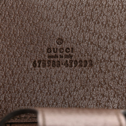 Gucci GG Supreme Monogram Textured Dollar Calfskin Web Ophidia AirPods Pro Case Beige Ebony New Acero 6 of 11