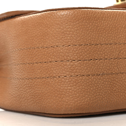 Chanel Grained Calfskin Mini Square Classic Pure Flap Brown 9 of 11