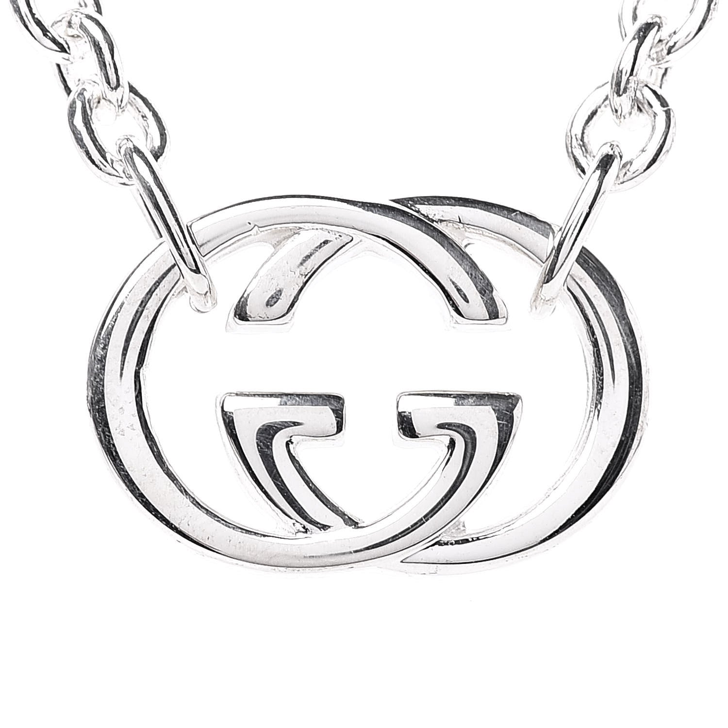 Gucci Sterling Silver Britt Necklace 4 of 6