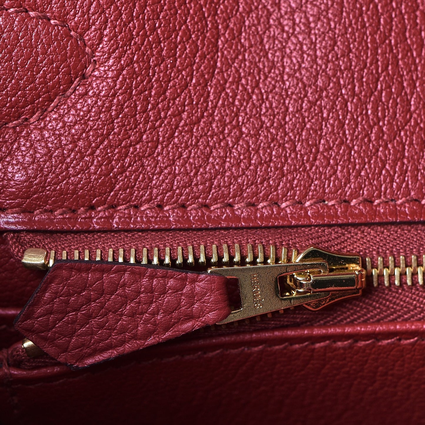Togo Birkin 30 Rouge Grenat