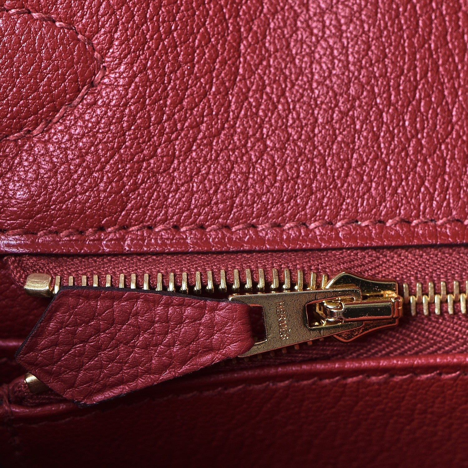 Hermes Togo Birkin 30 Rouge Grenat 21 of 34