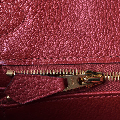 Hermes Togo Birkin 30 Rouge Grenat 21 of 34