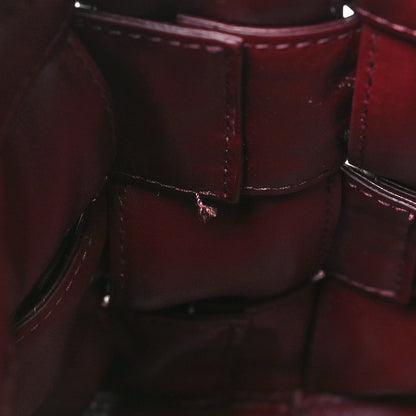Bottega Veneta Calfskin Intrecciato Foulard Bucket Bag Barolo 10 of 10