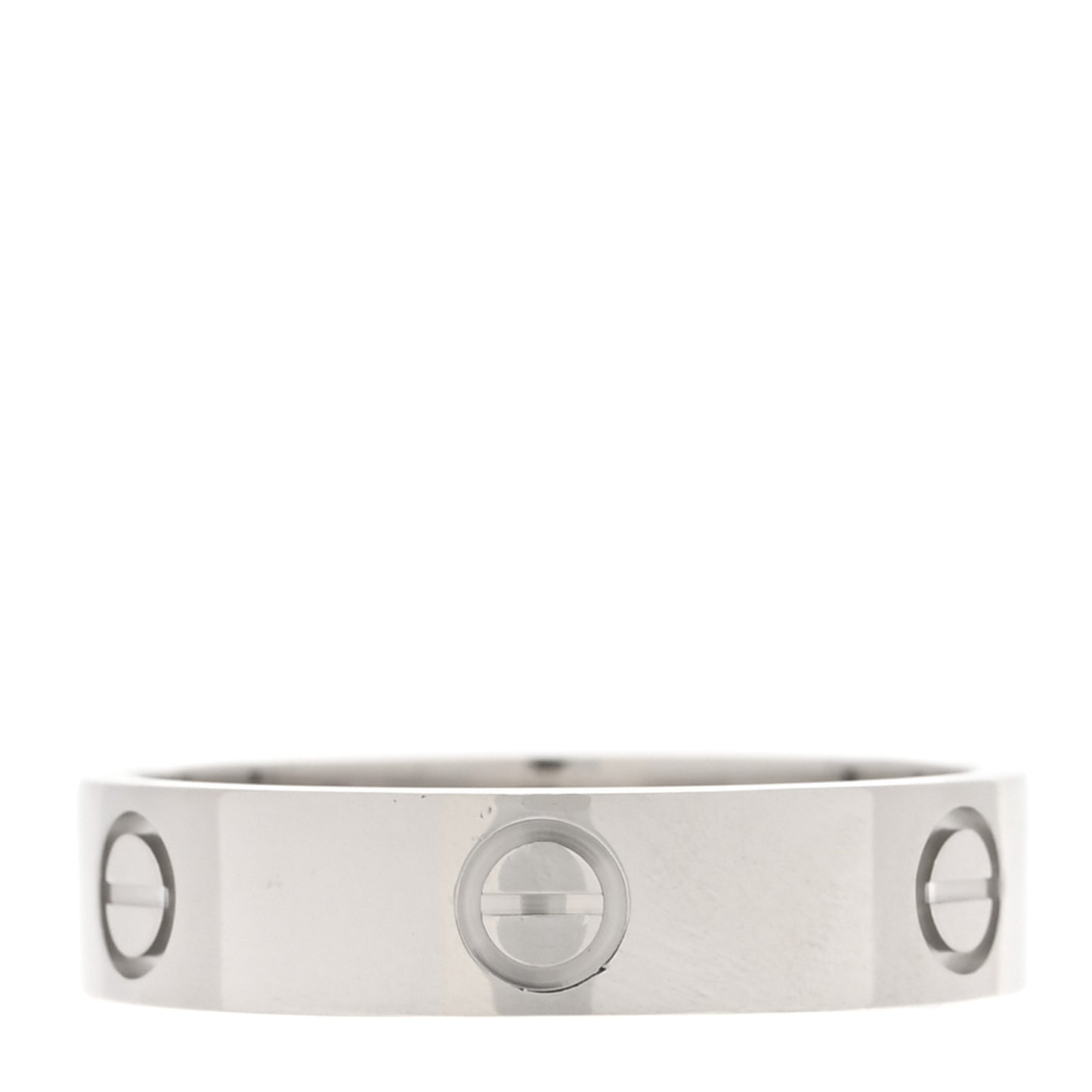 Platinum 5.5mm LOVE Ring 64 10.75