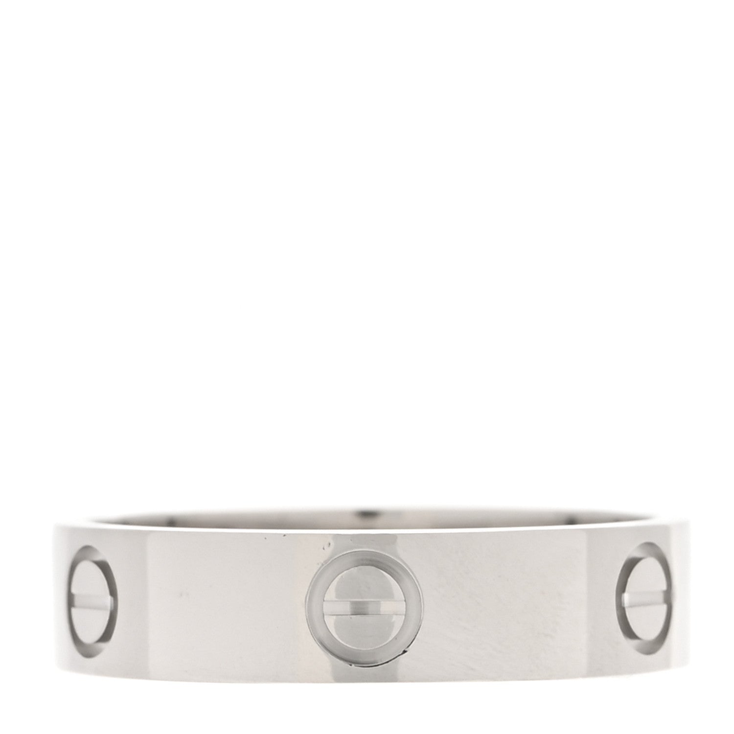 Cartier Platinum 5.5mm LOVE Ring 64 10.75 1 of 6