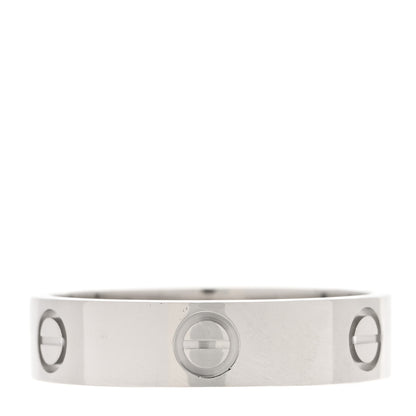 Cartier Platinum 5.5mm LOVE Ring 64 10.75 1 of 6
