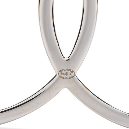 Chanel Strass Crystal Peace Sign Emoji Brooch Silver 4 of 6