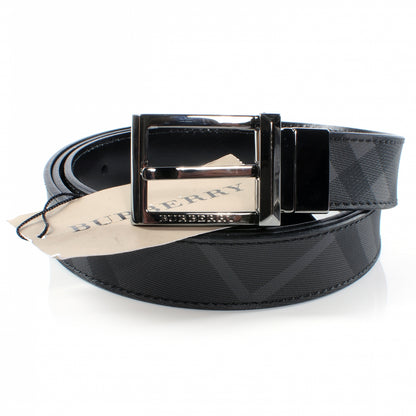Burberry Brit Check Webster Reversible Belt 48 120 Black 4 of 4