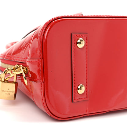 Louis Vuitton Vernis Alma BB Pomme D'Amour 8 of 10