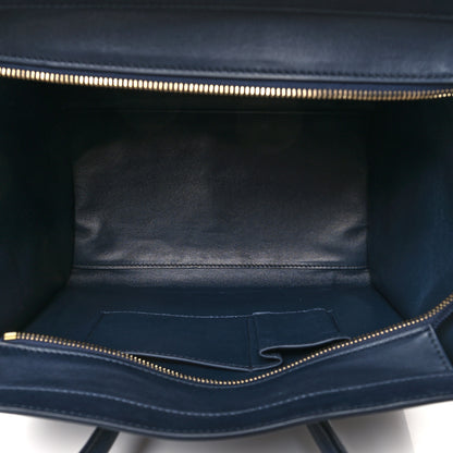 Celine Smooth Calfskin Mini Luggage Navy Blue 4 of 13