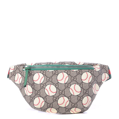 Gucci GG Supreme Monogram Baseballs Web Childrens Belt Bag 1 of 10