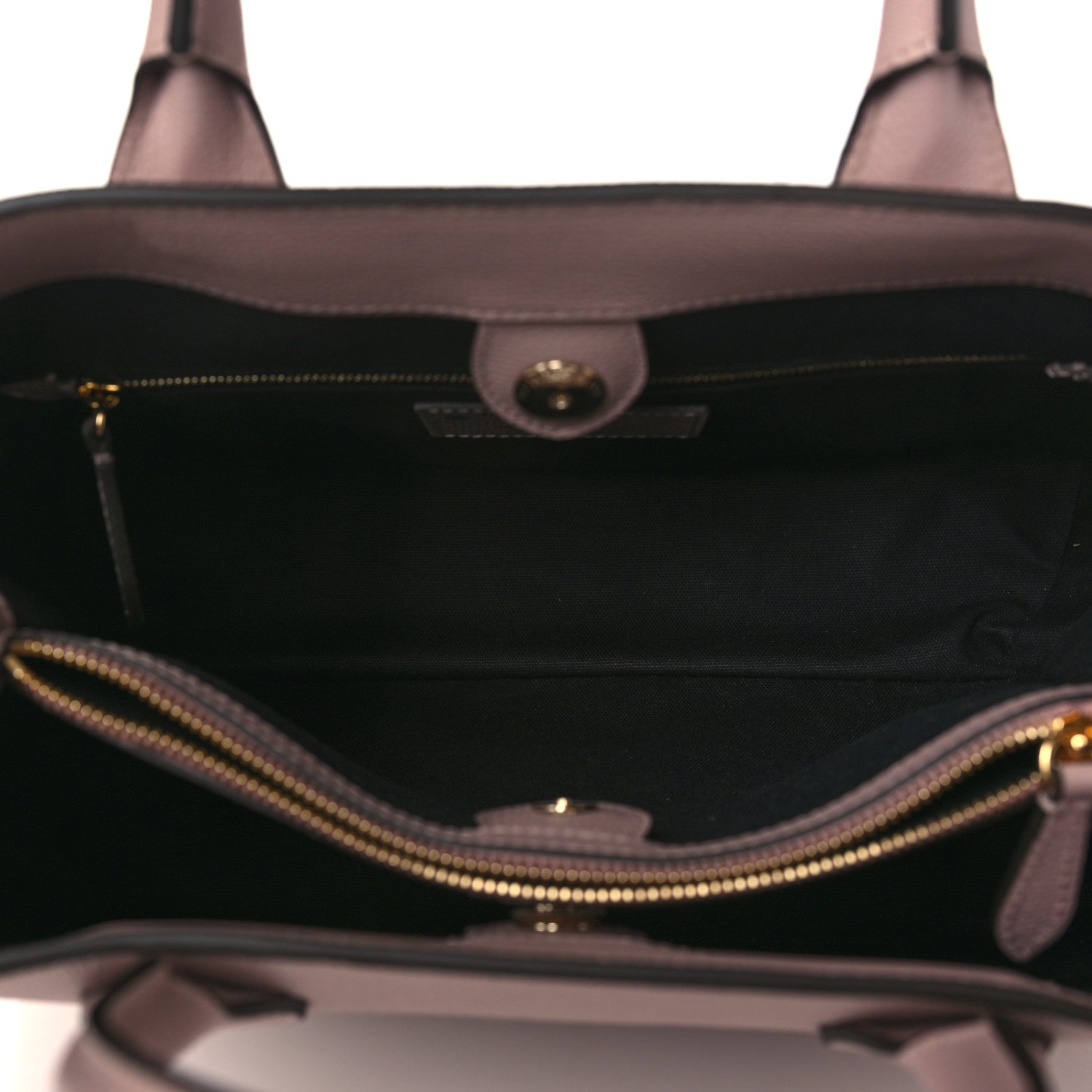 Burberry Derby Calfskin House Check Medium Banner Tote Pale Orchid 5 of 10