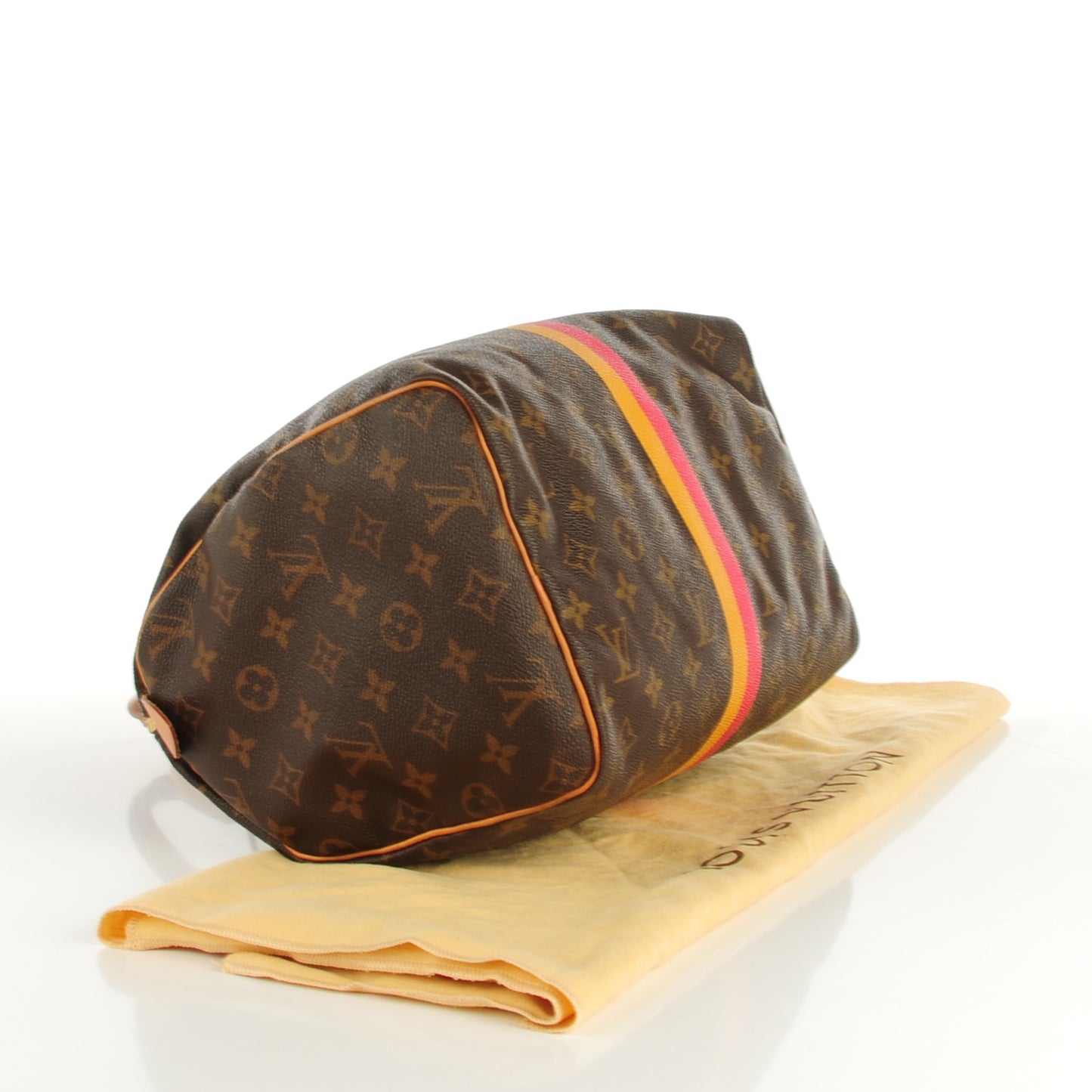 Monogram My LV Heritage Speedy 30 Fuchsia Yellow