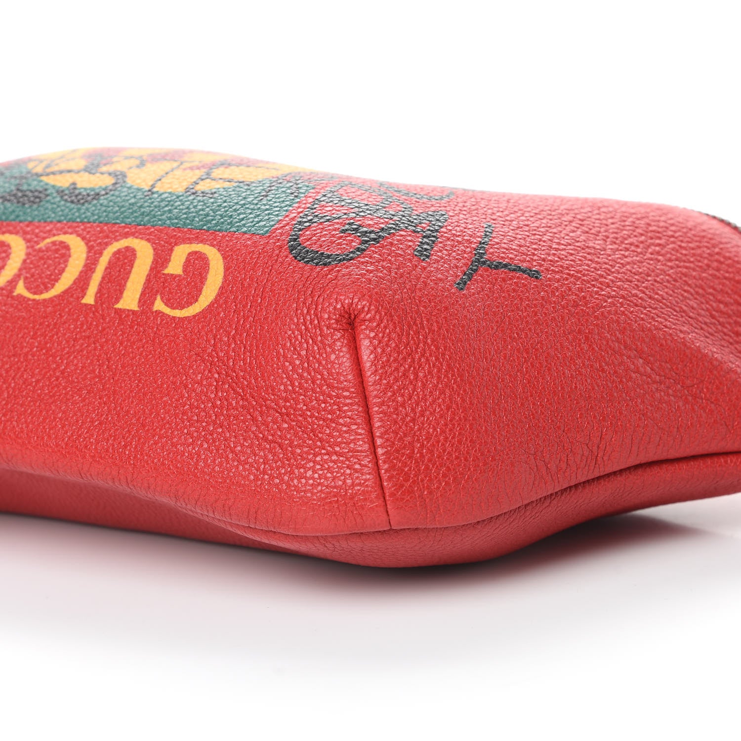 Gucci Grained Calfskin Coco Capitan Logo Belt Bag Hibiscus Red 10 of 10