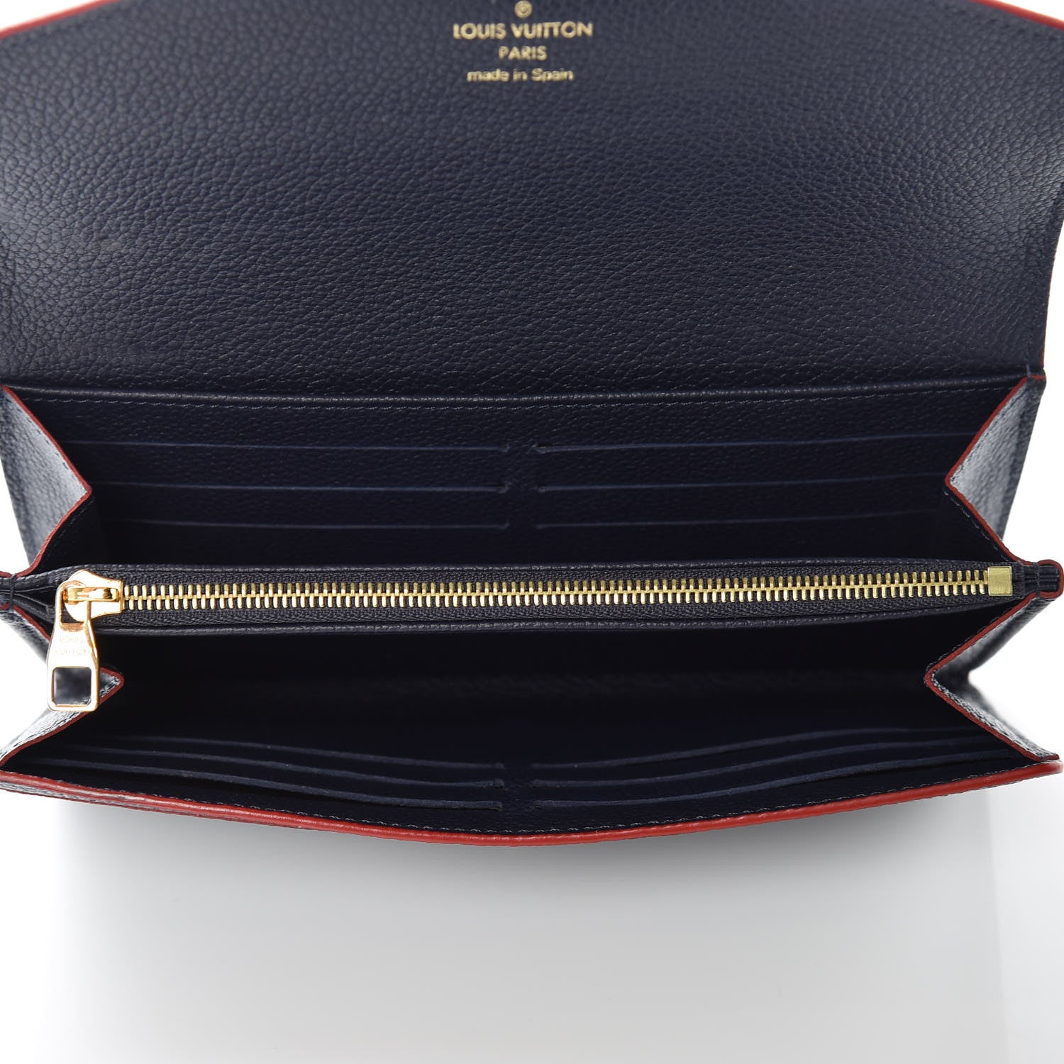 Louis Vuitton Empreinte Sarah Wallet NM Marine Rouge 5 of 9