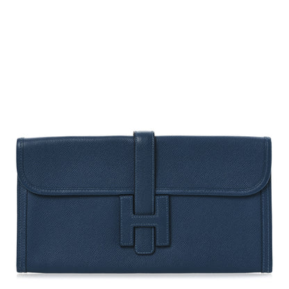 Hermes Epsom Jige Elan 29 Clutch Bleu Thalassa 1 of 9