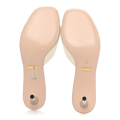 Gucci Malaga Kid Blondie 65mm Slide Sandals 36 Mystic White 5 of 12