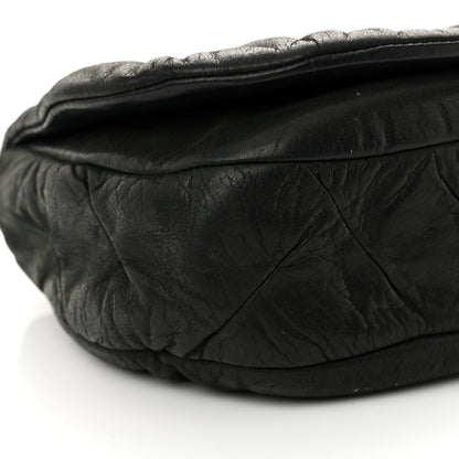 Chanel Iridescent Calfskin Glint Flap Black 9 of 12