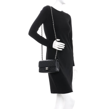 Chanel Caviar Quilted Mini Rectangular Flap Black 2 of 8