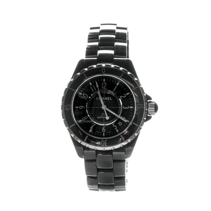 Chanel Stainless Steel Ceramic 38mm J12 Automatic Watch Black 1 of 7