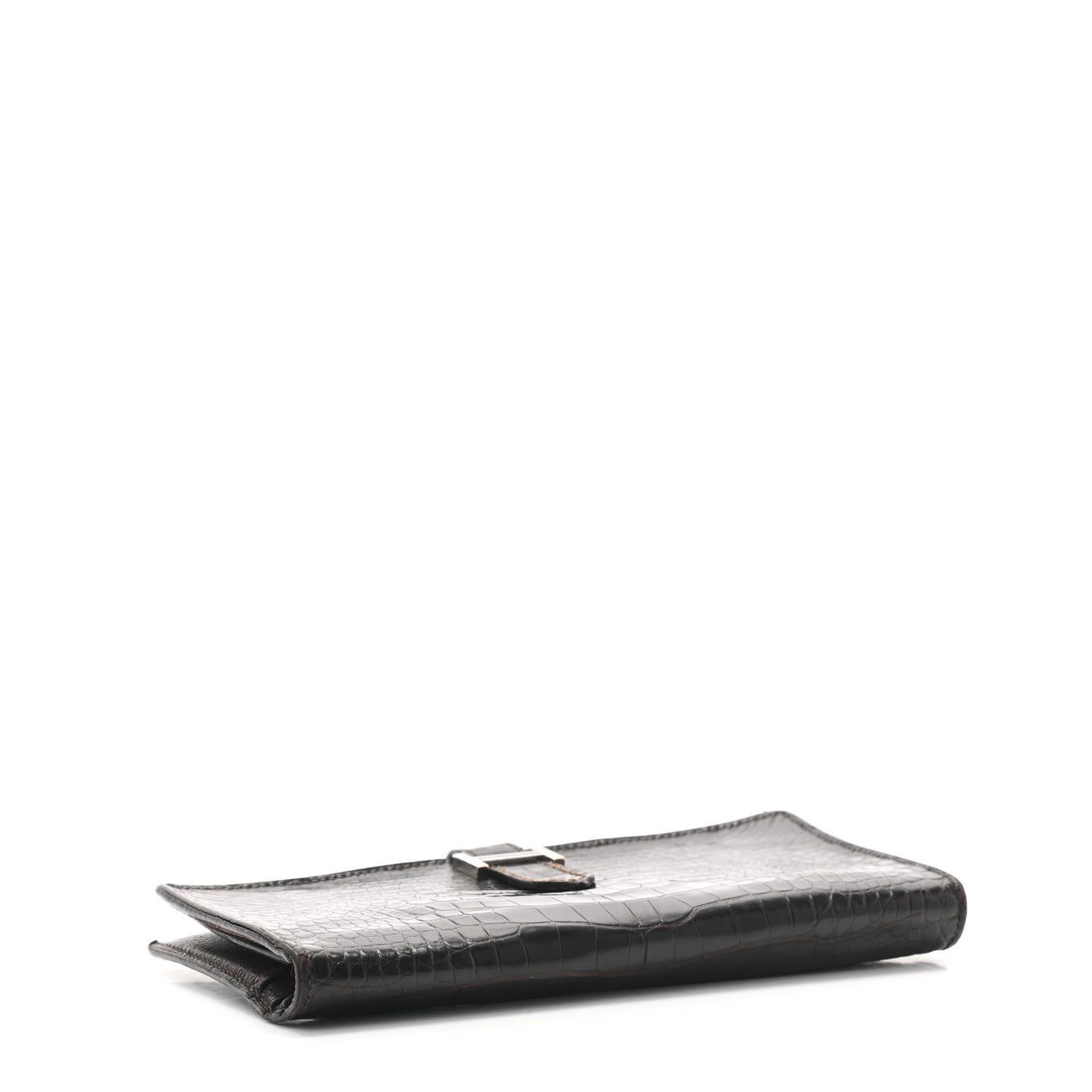 Matte Alligator Bearn Wallet Chocolate