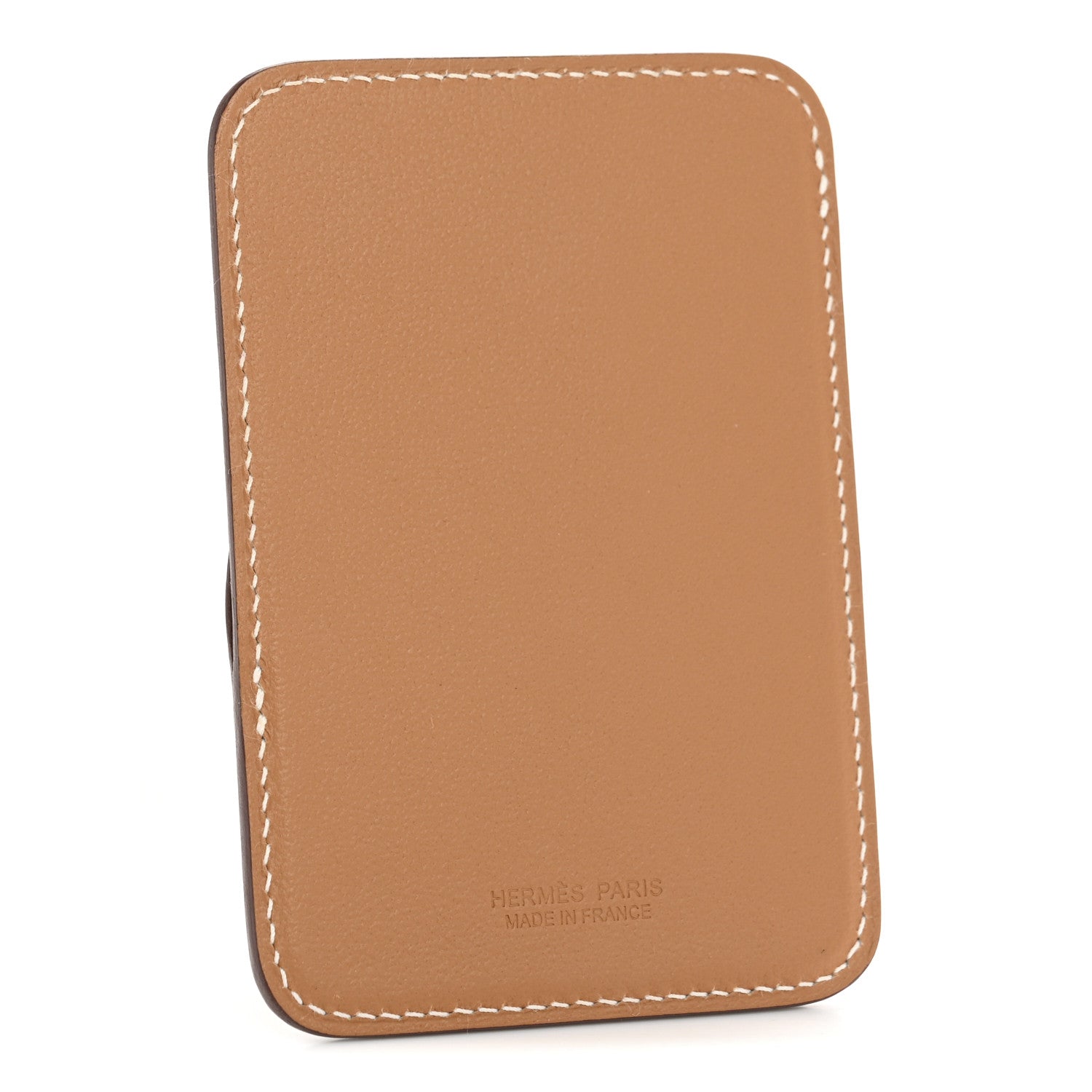 Hermes Swift Stitched Cheval MagSafe Card Holder Gold 3 of 8