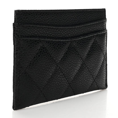Chanel Caviar Quilted Card Holder Black 3 of 10