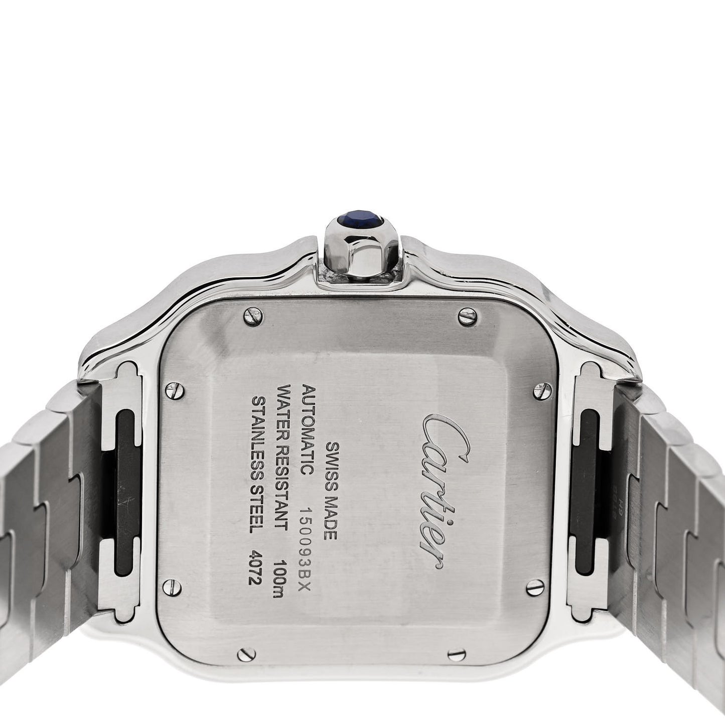 Stainless Steel 39.8mm Santos De Cartier Automatic Watch
