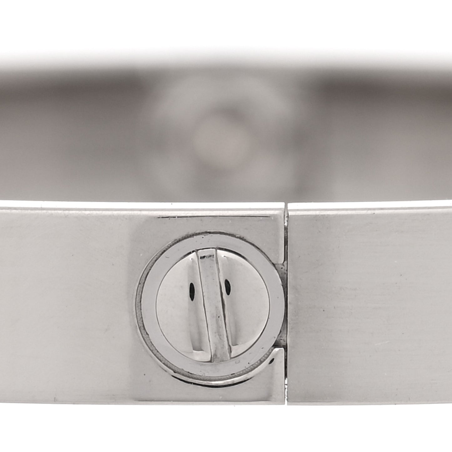 18K White Gold LOVE Bracelet 16