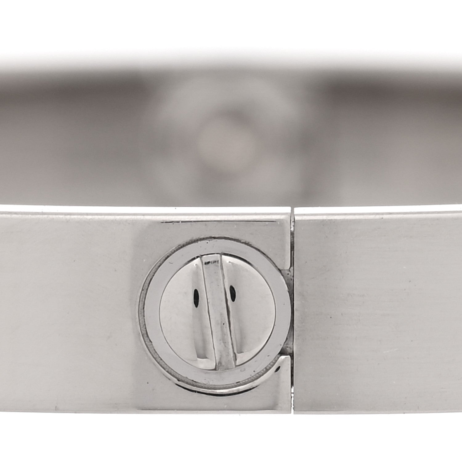 Cartier 18K White Gold LOVE Bracelet 16 5 of 7