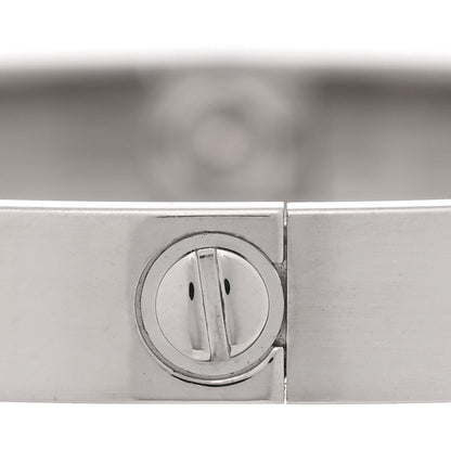 Cartier 18K White Gold LOVE Bracelet 16 5 of 7