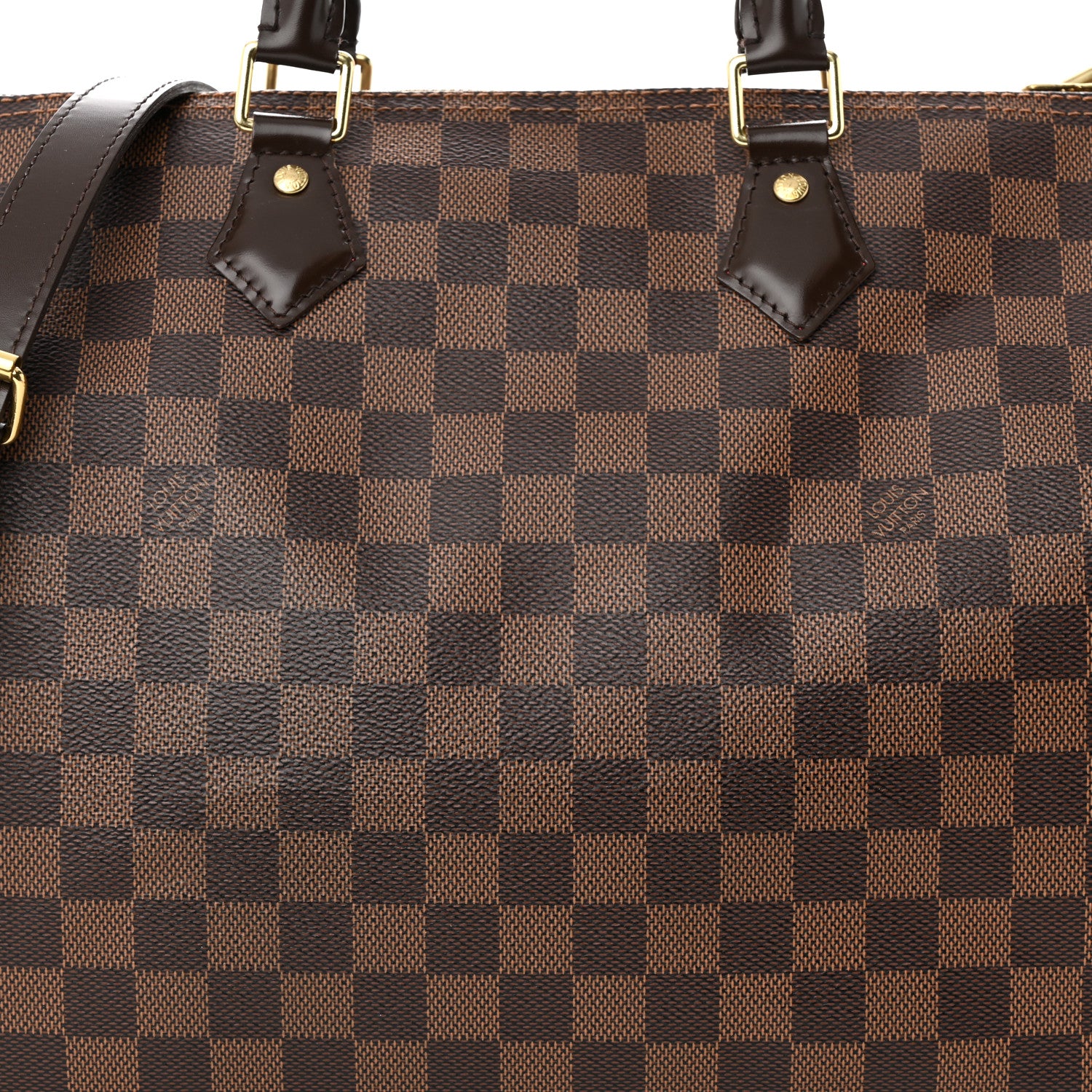 Louis Vuitton Damier Ebene Speedy Bandouliere 35 8 of 10