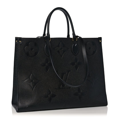 Louis Vuitton Empreinte Monogram Giant Onthego GM Black 3 of 12