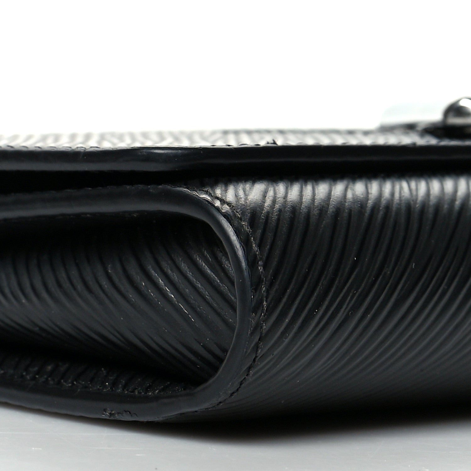 Louis Vuitton Epi Twist Chain Wallet Black 7 of 9