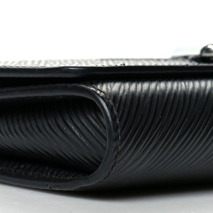 Louis Vuitton Epi Twist Chain Wallet Black 7 of 9