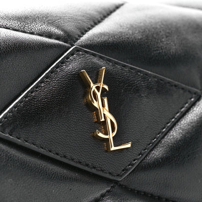 Saint Laurent Lambskin Quilted Sade Puffer Envelope Clutch Black 10 of 13