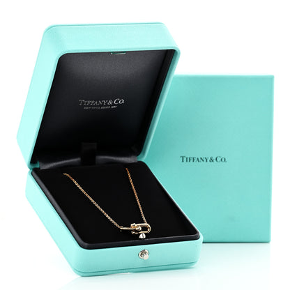 Tiffany 18K Yellow Gold HardWear Small Double Link Pendant Necklace 7 of 7