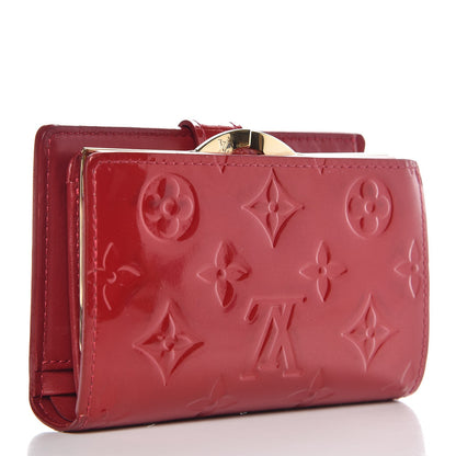 Louis Vuitton Vernis French Purse Wallet Pomme D'Amour 3 of 7