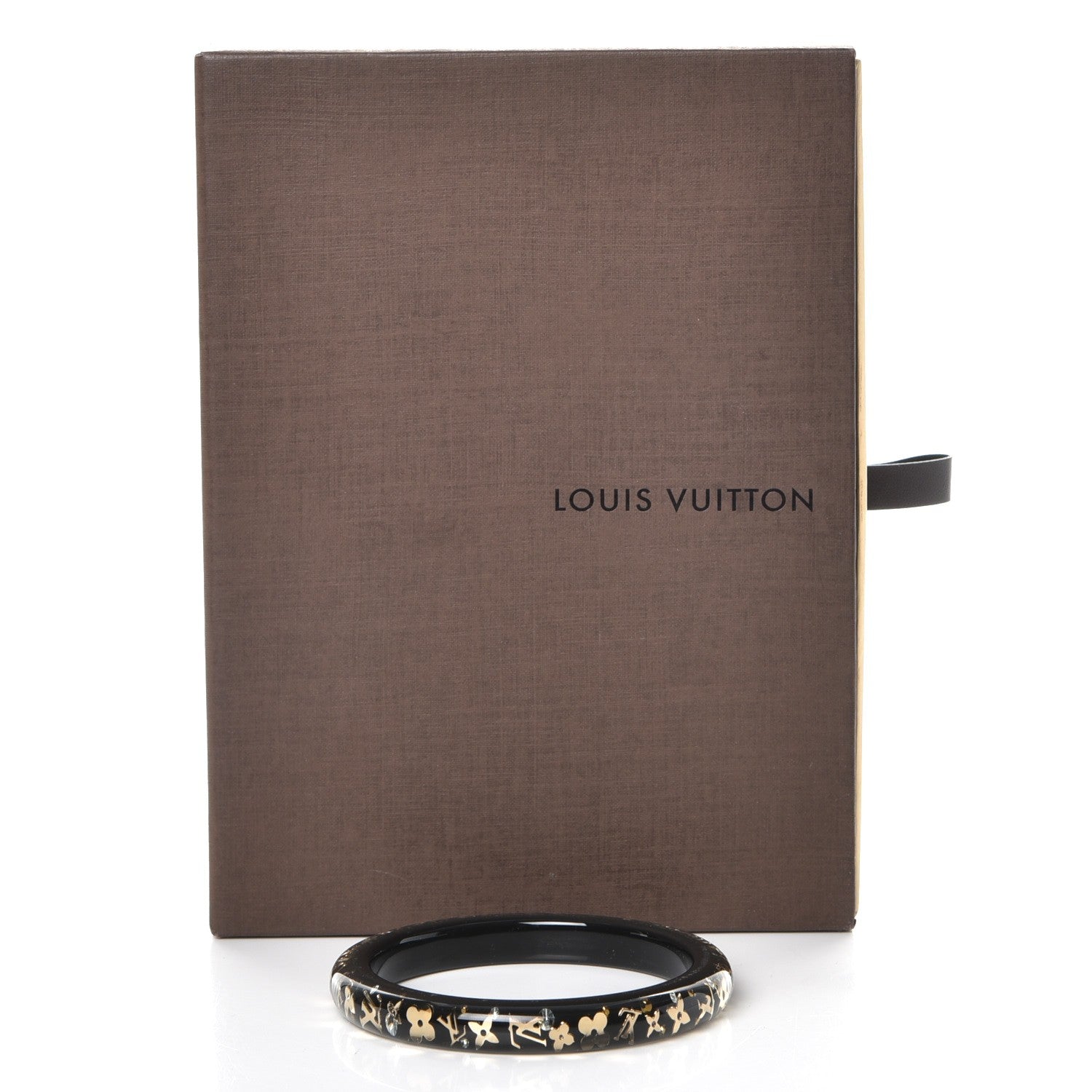 Louis Vuitton Resin Swarovski Medium Inclusion Bracelet PM Black 4 of 4